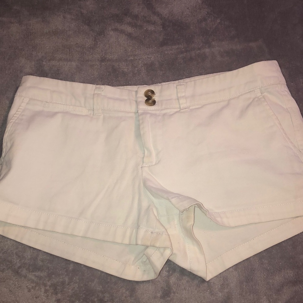 White short shorts